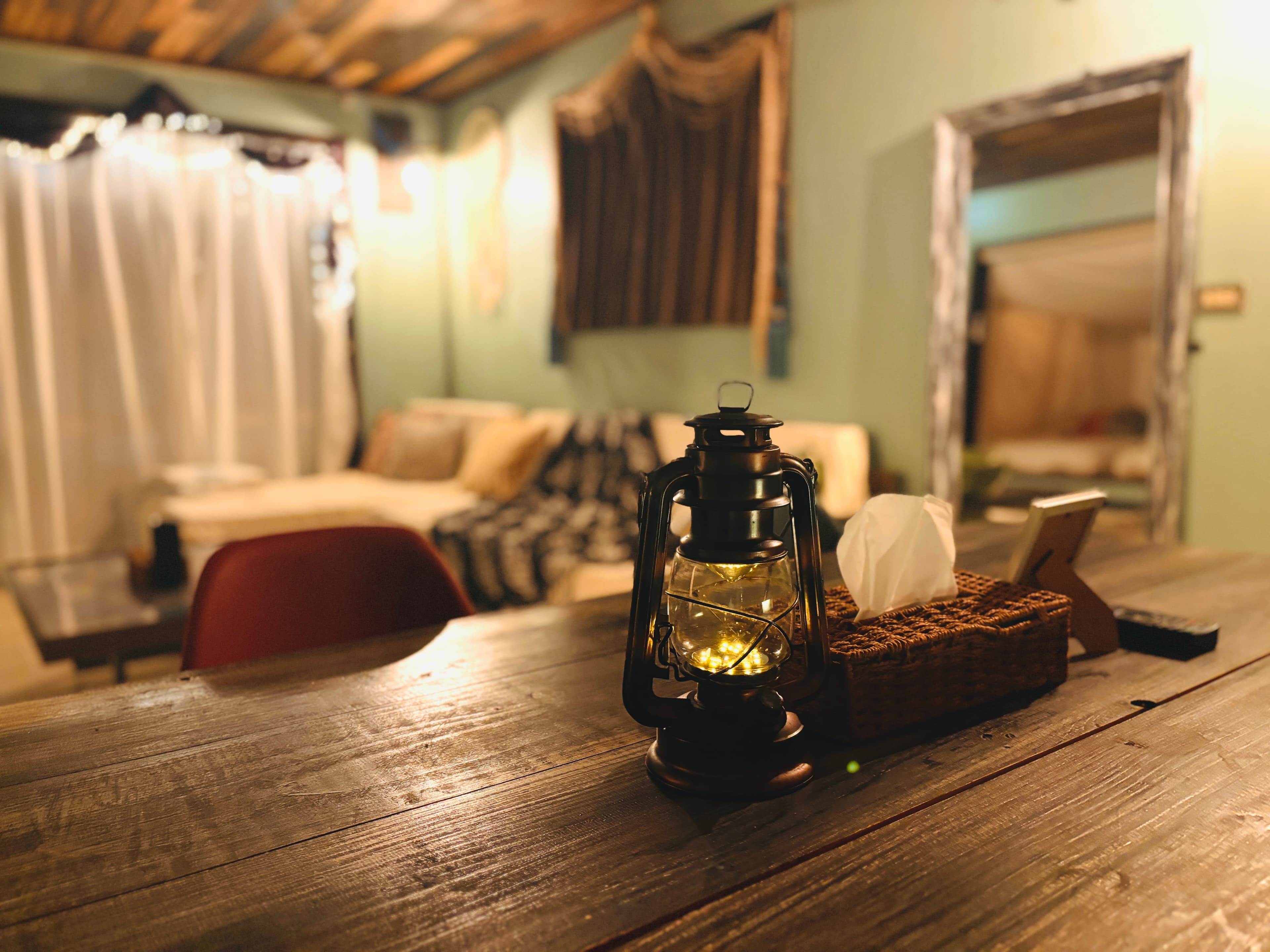 読谷村の一棟貸しコテージ Cottage Ke'o Ke'o 室内インテリア